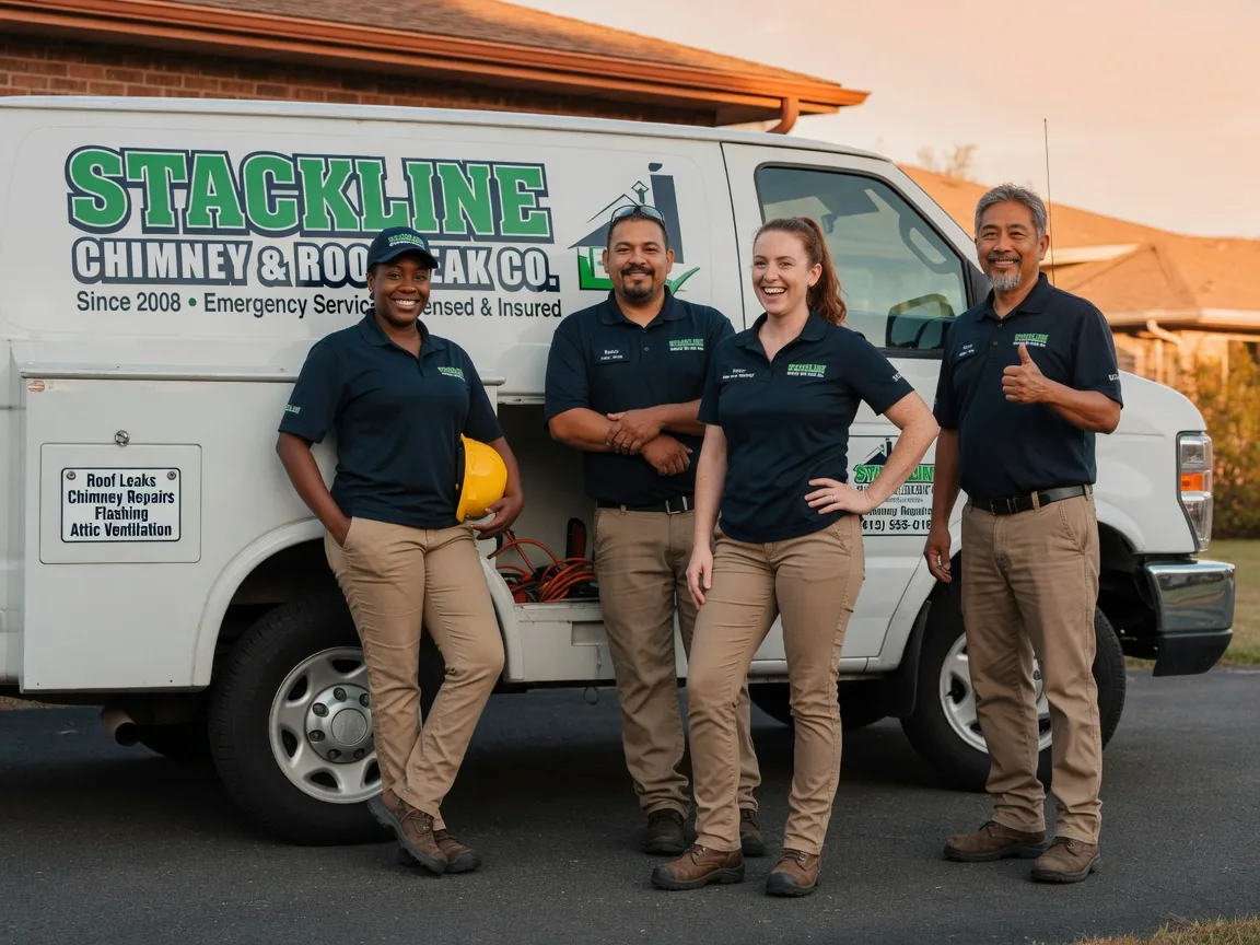 Chimney flashing repair company in Arnold, KS